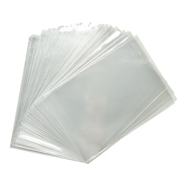 200 Bolsas Plástica Celofán Transparente Pequeña 8x15 Cm