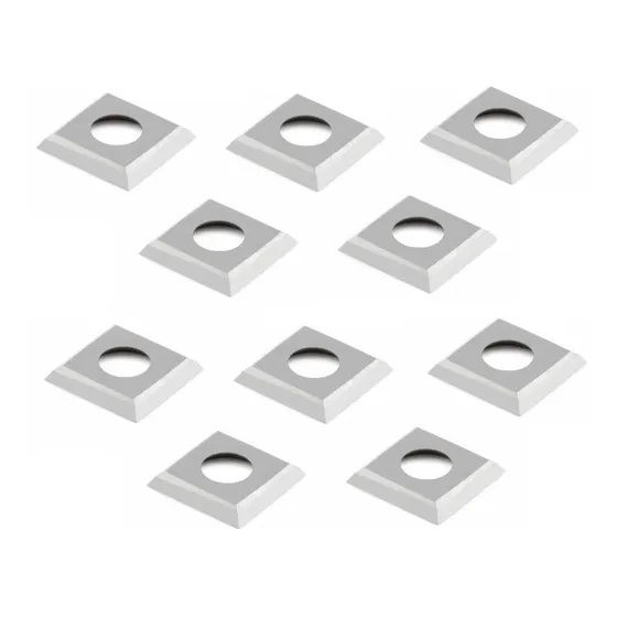 10 Facas Recambiáveis 14x14x2 P/ Eixo Pastilhado / Cabeçote