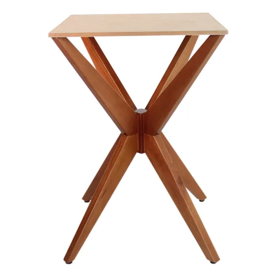 Base Para Mesa De Jantar Em Madeira Maciça Eucalipto - Mel