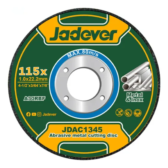12 Discos Jadever Corte Metal 115mm Jdac1351 1mm