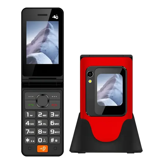 Teléfono Celular Senior Adulto Mayor 4g Tl705 Red Botón Sos