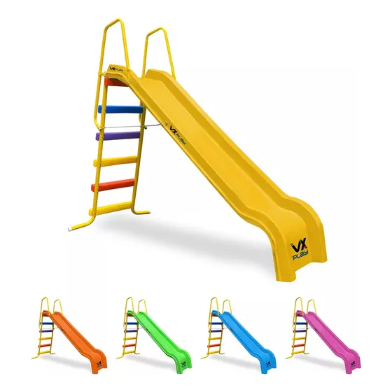 Tobogan Infantil Vx Play 5 Escalones Bajada Rotomoldeo Doble Pared Color Amarillo