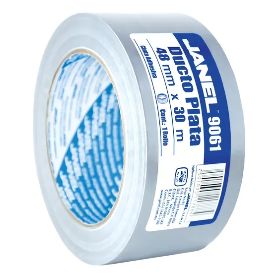 1 Cinta Ducto Plata 48 Mm X 50 Metros Janel