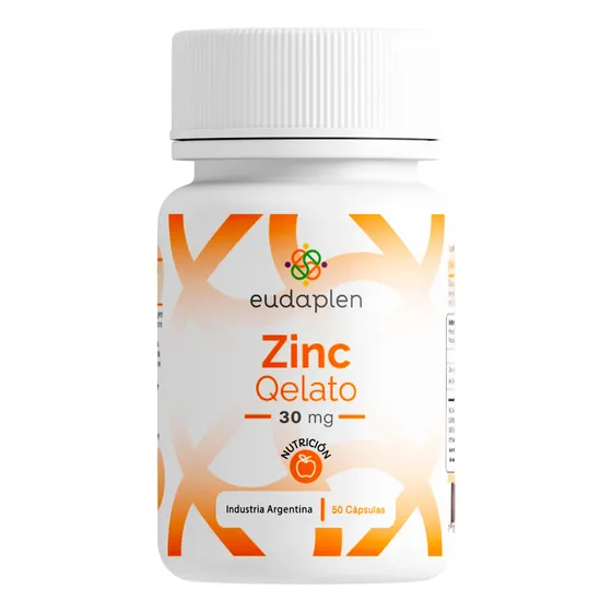 Eudaplen Zinc Qelato 30mg Sistema Cognitivo Nervioso X50c 3c
