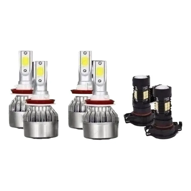 Dm-qpdm-qpa Kit De Faros Delanteros Led Para Chrysler Town&c