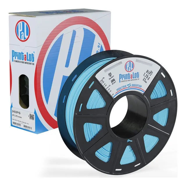 Filamento Para Impresoras 3d Hips 1,75 :: Printalot Color Celeste