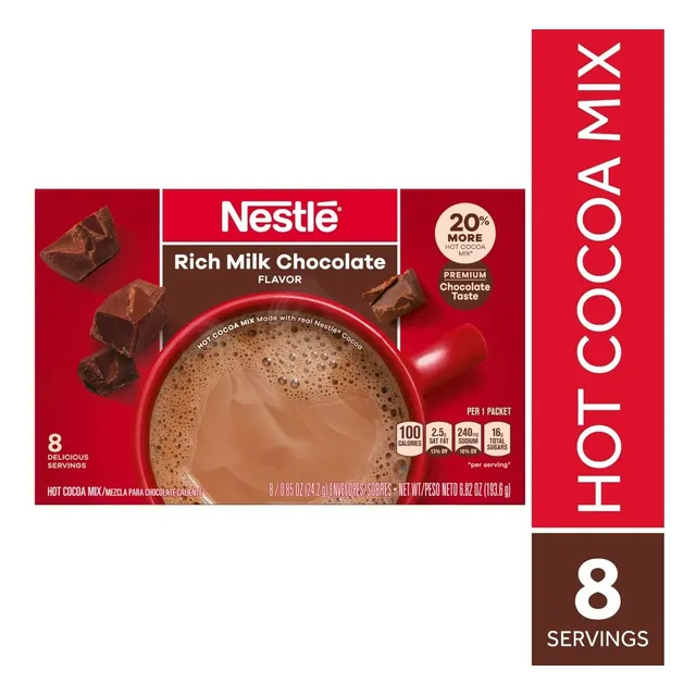 Chocolate Caliente Nestle Rich Milk Chocolate Hot Cocoa