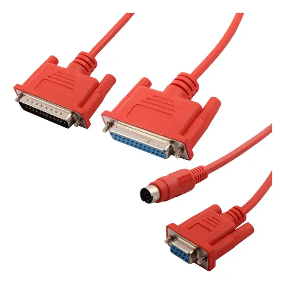 Qtqgoitem Ft Cable Adaptador Rojo Para Melsec Fx Plc Modelo: