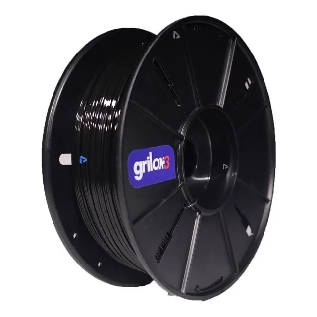 Filamento 3D Grilon3 PLA+ de 1.75mm y 1kg negro