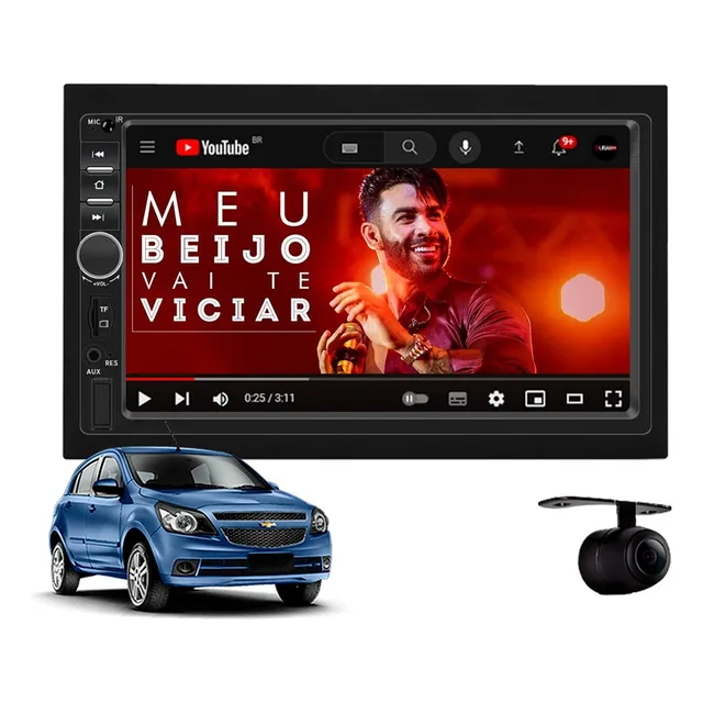 Central Multimidia Mp5 Slim Chevrolet Agile 2012 2013 2014