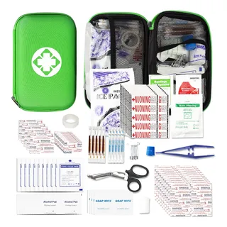 Kit De Emergencia Para Viajes, 275 Articulos De Primeros Aux Kit De Emergencia Para Viajes, 275 Articulos De Primeros Aux