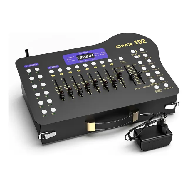Inalámbricos Dmx512 Consola Dj 192 Canales Dmx Con Lanzador