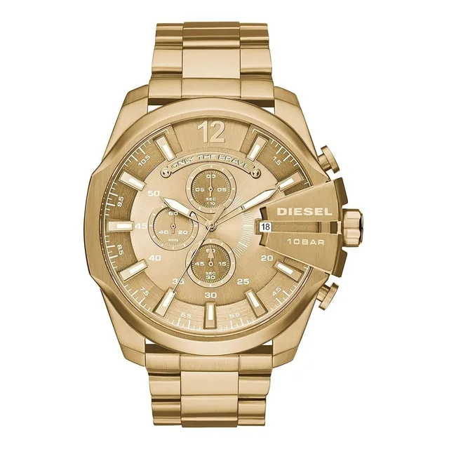 Reloj pulsera Diesel DZ4360 con correa de acero inoxidable color dorado