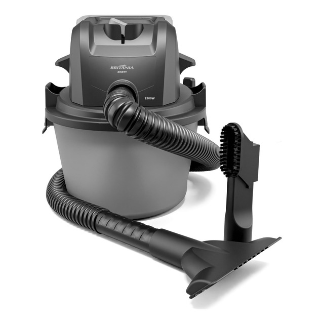 Aspirador De Pó E Água Britânia 6l 1500w Bas71 Cinza 220v Aspirador De Pó E Água Britânia 6l 1500w Bas71 Cinza 220v