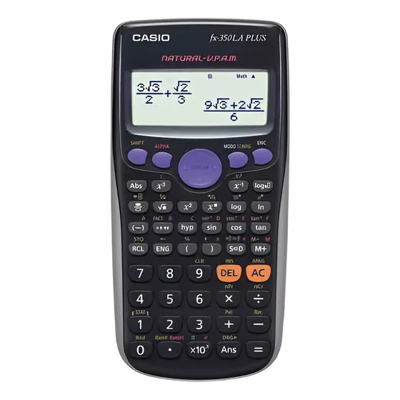 Calculadora Casio Fx-350es Plus 2da Edición Color Gris