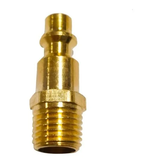 Conector Rapido Latonado Macho 3/8'' Npt (granel) Paq 4 Pzs