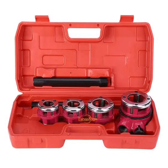 Set Juego De Terrajas Manual Para Tubo 4 Piezas 1/2 - 1 1/4 Eshopangie