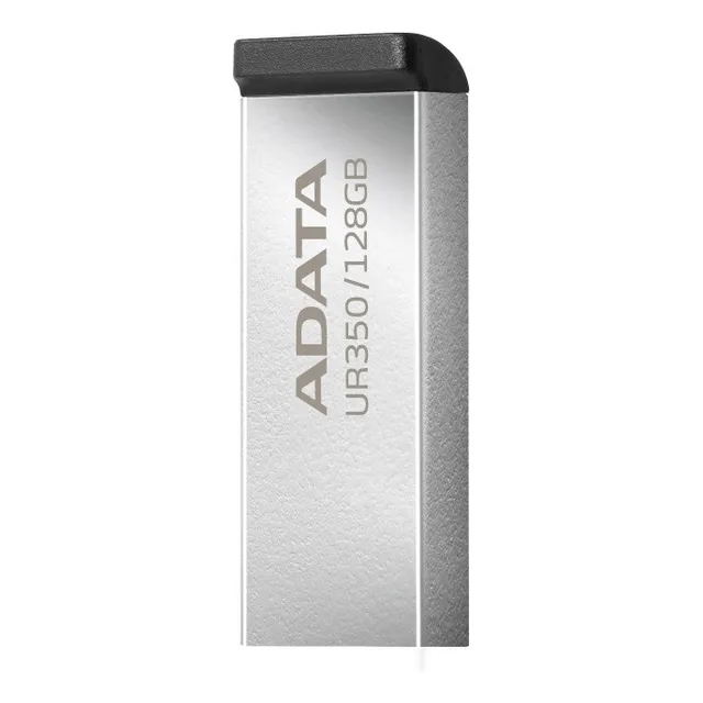 Memoria Usb Resistente 128gb Adata Ur350 Color Plateado Lisa