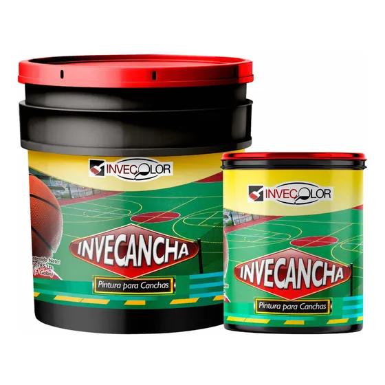 Pintura Invecolor Para Canchas Deportivas 3.78 L Galón