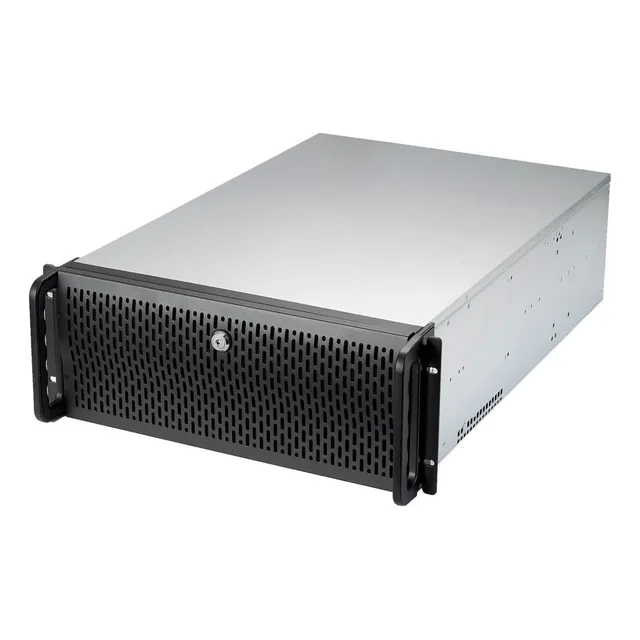 Gabinete Servidor 4u Soport 15x Disco 8x Ventilad Rack-mount Color Negro