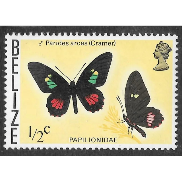 Estampillas Belice 1974 - Mariposa Cramer