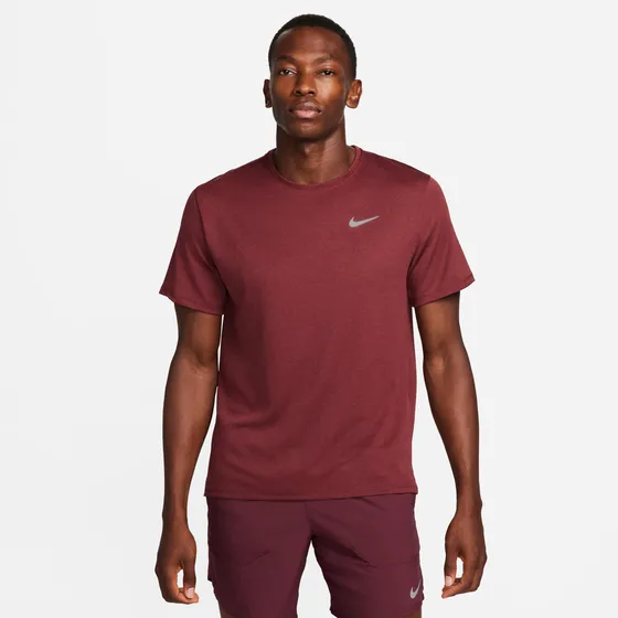 Remera Para Hombre Nike Miler Rojo