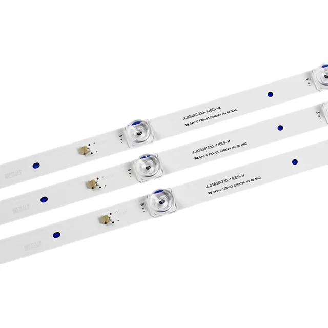 3 Tiras Con 6 Leds Compatible Para  Tv39d18