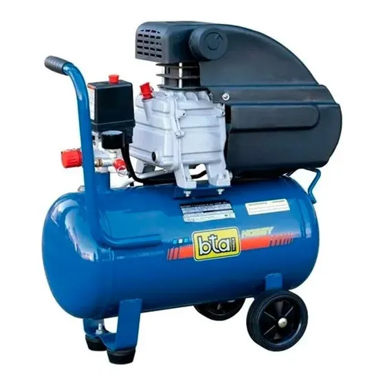 Compresor 25 Litros Motor 2 Hp Bta - Eli Color Azul