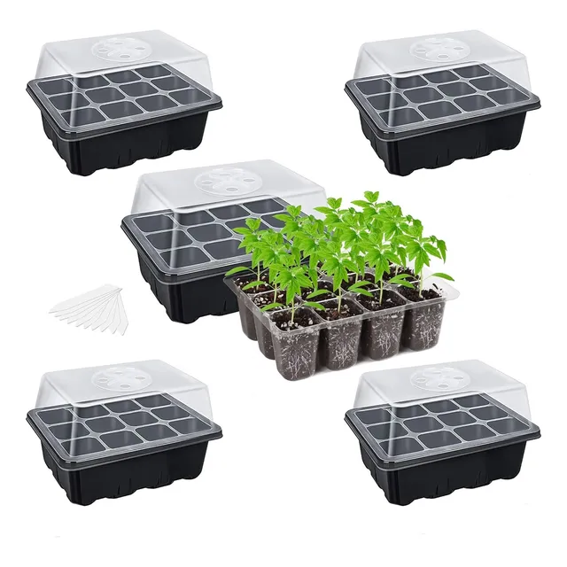 5 Germinadores De Semillas Mini Invernadero Semillero