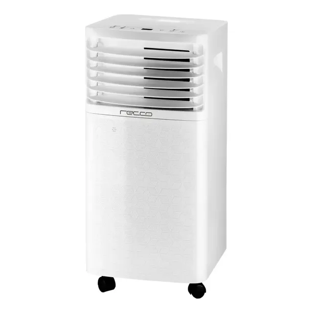 Aire Acondicionado Portátil Recco 8000btu Color Blanco Voltaje De La Unidad Externa