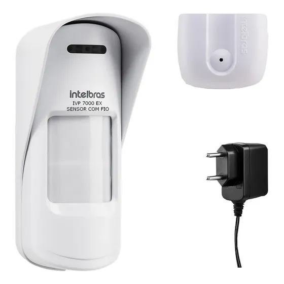 Sensor Presença Pet Externo Ivp 7000ex C/fio+transm. Sem Fio