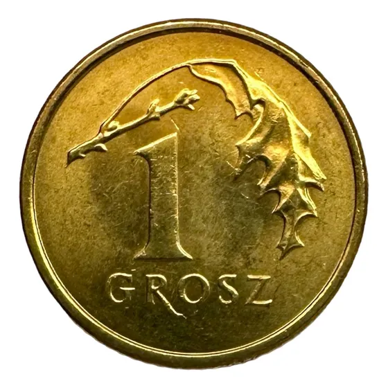 Polonia - 1 Grosz - Año 2008 - Y #276 - Aguila 