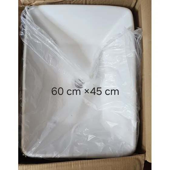 Lavamanos 60×45 Blanco Nuevos Con Bajante
