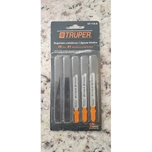 Hoja Sierra Caladora Para Metal Truper - 3 Piezas Disponible