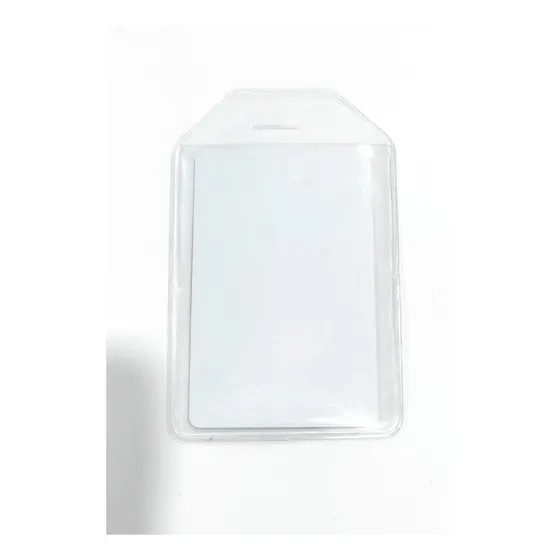 Porta Distintivo 6.5 X 9.5 Cm Funda Plastico Vertical