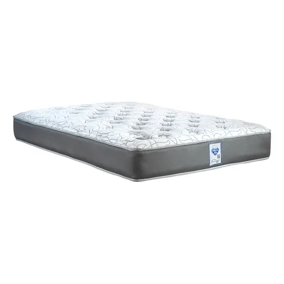 Colchón Spring Air Pleasure Ortopédico Para Cama Queen Size Color Gris