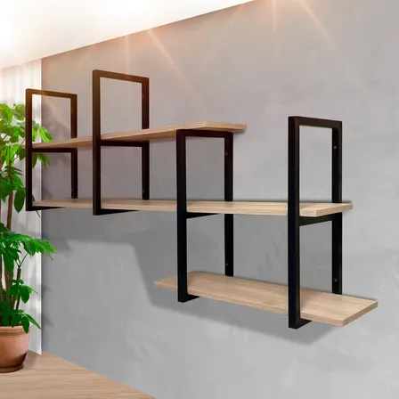 Prateleira Suspensa Indutrial Organizadora Para Casa 1,30x50