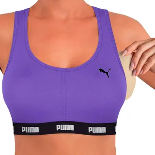 Top Puma C/ Bojo RemovĂvel Alta Sustentação Academia Fitness Top Puma C/ Bojo RemovĂvel Alta Sustentação Academia Fitness