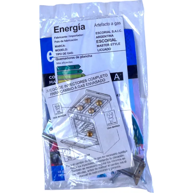 Kit Multigas/picos Gas Envasado Master Style Escorial Orig.