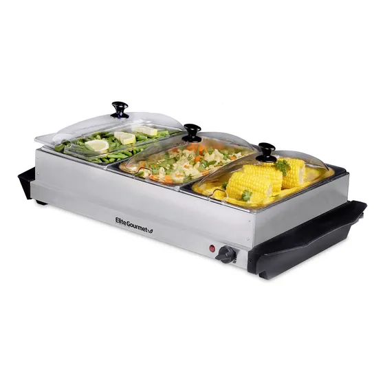 Bufetera Eléctrica 3 Divisiones Elite Ewm-6171