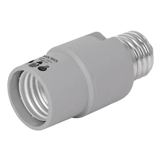 Portalámpara Con Sensor De Luz, Volteck 46534