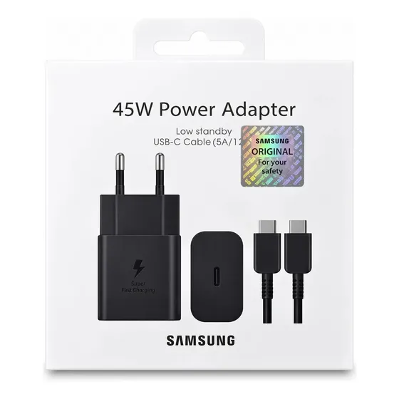Cargador Original Ultra Fast 45w Para Samsung USB-C