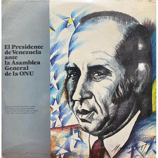 Disco Doble Lp - Carlos Andrés Pérez / Ante La Onu 1976
