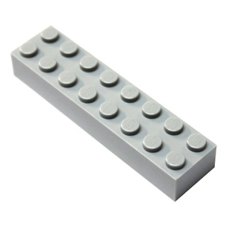 Lego Parts Medium Stone Grey 2x8 Lego Parts Medium Stone Grey 2x8