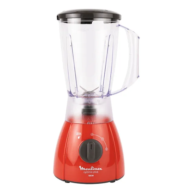 Licuadora Moulinex Optimix Plus Lm270558 550 W 2 Lts Roja Color Rojo