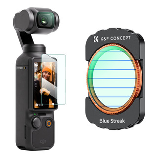 Filtro Magnético De Rayas Azules Para Dji Osmo Pocket 3 De K Filtro Magnético De Rayas Azules Para Dji Osmo Pocket 3 De K