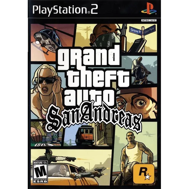 Grand Theft Auto: San Andreas Standard Edition PS2 Físico