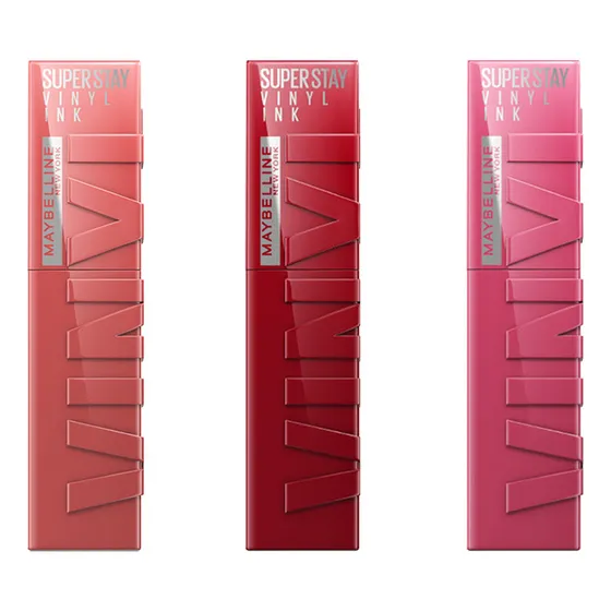 Kit Labiales Maybelline Vinyl Ink X 3 - Tonos Cheeky, Coy, Lippy