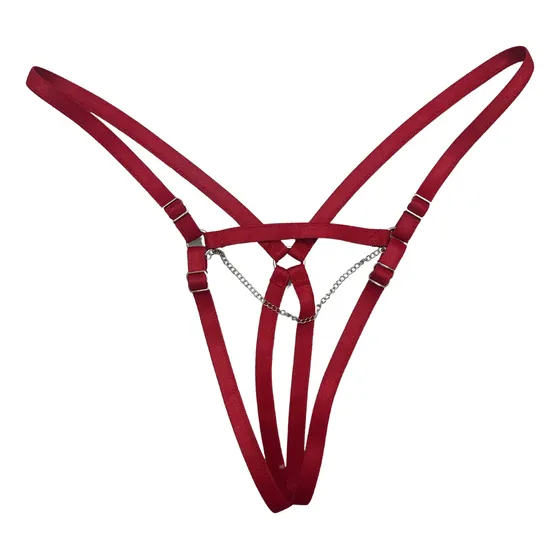 Tanga Arnés Cadena Lenceria Femenina