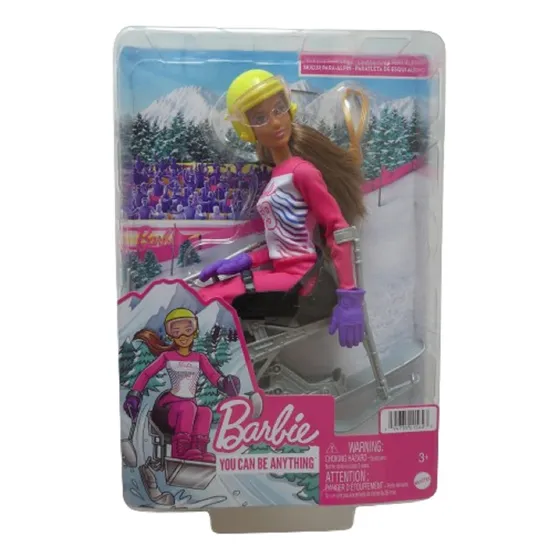 Barbie Paratleta De Esqui Alpino , Mattel 2021
